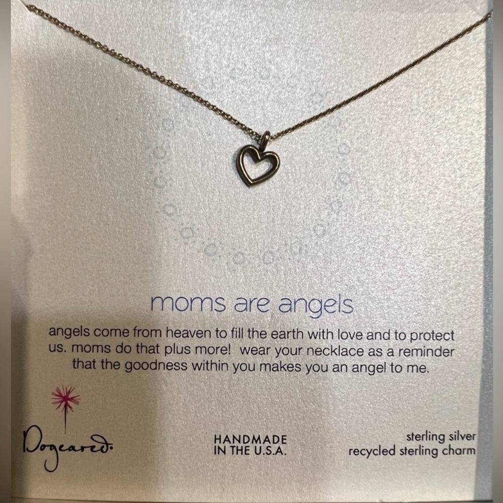 Dogeared Sterling Silver Heart Necklace